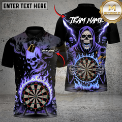 Maxcorners Death Mark Darts Multicolor Customized Name, Team Name 3D Shirts