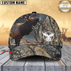 Maxcorners Camo Elk Hunting Cap Multicolor Personalized Cap