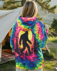 Maxcorners Bigfoot In The Forest Pink Purple Swirl All Over Print LM1601