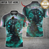 Maxcorners Darts Samurai Smoke Dartboard Multicolor Customized Name, Team Name 3D Shirts