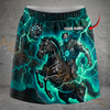 Maxcorners Darts Lightning Dark Knight Horse Personalized 3D Skirts With Shorts