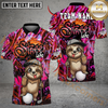 Maxcorners Sloth Street Golf Polo Shirt, Customized Name & Team Name 3D Shirts (4 Colors)