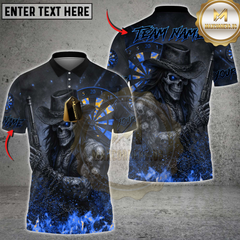 Maxcorners Darts Reaper Gunslinger Multicolor Customized Name, Team Name 3D Shirts