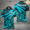 Maxcorners Fire Arrow With Flame Dart Design Multicolor Customized Name, Team Name 3D Shirts