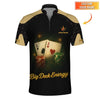 Maxcorners Personalized Name Funny Poker T-Shirts, Big Deck Energy Shirt, Gift For Poker PlayersLM1009