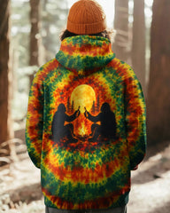 Maxcorners Bigfoot Under Moon Swirl All Over Print LM1601