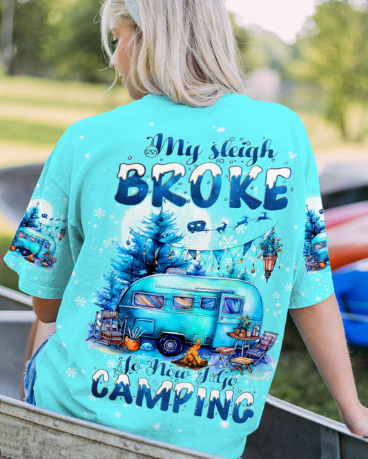 Maxcorners My Sleigh Broke Camping Christmas All Over Print LM2101