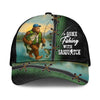 Maxcorners Bigfoot Fishing Hat, Fishing Trucker Hat, Fishing Cap For Men, Fishing Gifts For Dad