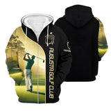Maxcorners Augusta Golf Club Custom Men's Golf Polo Shirt, Gift For Golfers