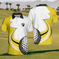 Maxcorners Men’s Golf Polo Shirt, Mens Goft Gift, Gift For Golf Lovers