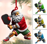 Maxcorners Personalized Pickleball Ornaments, Santa Pickleball, Pickleball Christmas Gift