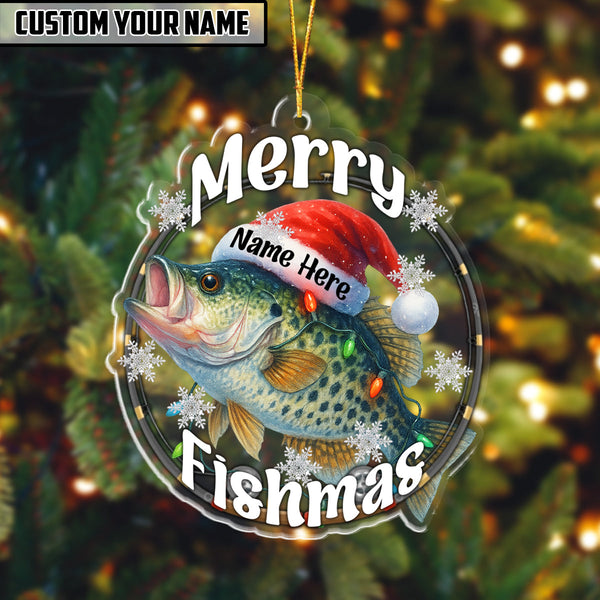 Maxcorners Fishing Customized Acrylic Ornament For Fishing Lovers