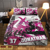 Maxcorners Motocross 29 Multicolor Option Personalized Bedding Set