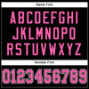 Maxcorners Custom Black Pink-White Mesh Authentic Football Jersey LM2605