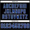 Maxcorners Custom Black Royal-White Mesh Authentic Football Jersey LM2605