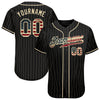 Maxcorners Custom 3D Pattern Design Ukrainian Flag Premium Baseball Jersey LM0210