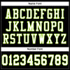 Maxcorners Custom Black White-Neon Green Mesh Authentic Football Jersey LM2605