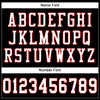 Maxcorners Custom Black White-Red Mesh Authentic Football Jersey LM2605