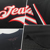 Maxcorners Custom Black Gold-White Mesh Authentic Throwback Baseball Jersey LM2605