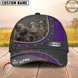 Maxcorners Hunting Style Metal Pattern Mesh Cap Personalized Name 3D Cap