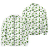 Maxcorners Three Leaf Clover Golf And Beer St Patrick's Day White Golf Shirt, Fun Golf Shirts For Men, Polo Shirts For Men