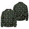 Maxcorners St Patrick's Day Leprechaun Character Golf And Beer Black Golf Shirt, Fun Golf Shirts For Men, Polo For Men