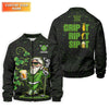 Maxcorners Grip It Rip It Sip It St Patrick's Day Leprechaun Golf And Beer Shamrock Golf Shirt, Golf Shirts For Men