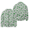 Maxcorners Lucky Four Leaf Clover Leopard Pattern St Patrick's Day Golf Shirt, Polo Shirts For Men, Golf Shirts For Men