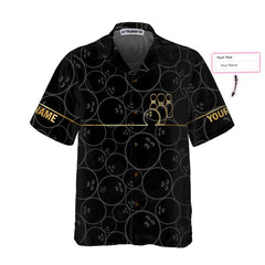 Maxcorners Bowling Pattern And Golden Hawaiian Shirt