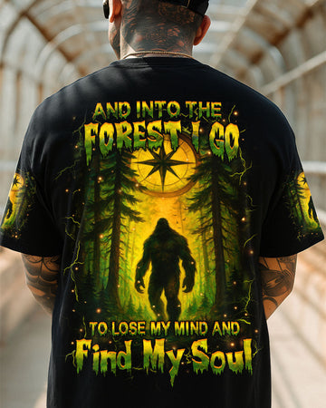 Maxcorners And Into The Forest I Go Bigfoot All Over Print LM1601