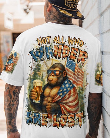 Maxcorners Not All Who Wander Are Lost All Over Print LM1501
