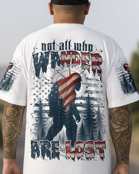 Maxcorners Not All Who Wander Are Lost Bigfoot All Over Print LM1601