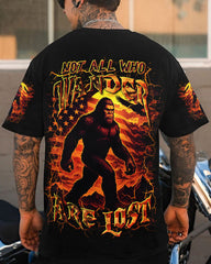 Maxcorners Not All Who Wander Are Lost Bigfoot All Over Print LM1601