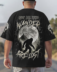 Maxcorners Not All Who Wander Are Lost Bigfoot All Over Print LM1601