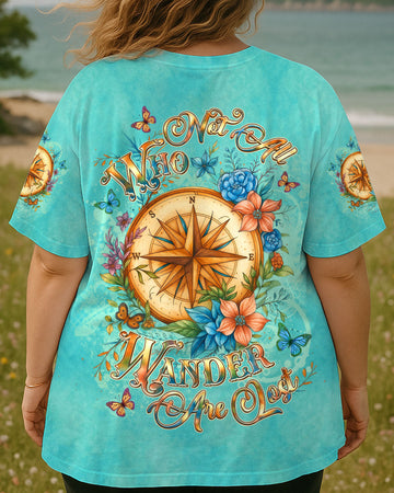 Maxcorners Not All Who Wander Are Lost All Over Print LM1501