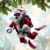 Maxcorners Scuba Diving Custom Name Ornament Santa Diver, Christmas Home Decor Gift For Diver Lovers LM2111