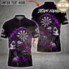 Maxcorners Darts Gothic Beauty Skull Art Multicolor Customized Name, Team Name 3D Shirts