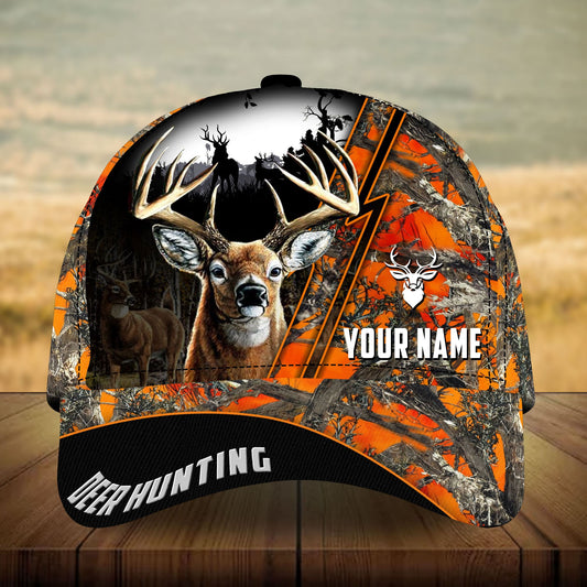 Maxcorners Premium Line Deer Hunting Camo Pattern 3D Multicolor Personalized Cap