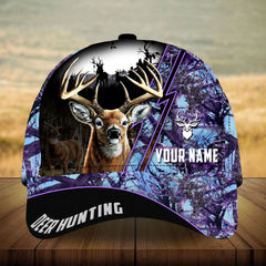 Maxcorners Premium Line Deer Hunting Camo Pattern 3D Multicolor Personalized Cap
