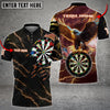 Maxcorners Darts Eagle Rising Lightning Color Options Personalized Name, Team Name Unisex 3D Shirt