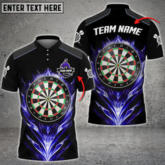 Maxcorners Darts Dragon On Night Color Options Personalized Name, Team Name Unisex 3D Shirt