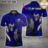 Maxcorners Cloaked Skeleton Play Bowling Multioptions Customized Name, Team Name 3D Shirt (5 Colors)