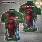 Maxcorners Graffiti Bowling Men Multioptions Customized Name, Team Name 3D Shirt (5 Colors)