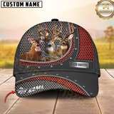 Maxcorners Hunting Style Metal Pattern Mesh Cap Personalized Name 3D Cap
