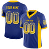 Maxcorners Custom Royal Yellow-White Drift Fashion Football Jersey LM2605