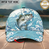 Maxcorners Fishing Cap Tropical Mahi-Mahi Wave Design Multicolor Options Personalized Name (12 Fish Species)
