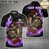 Maxcorners Darts Sugar Skull Rose Gothic Flame Multi Options Personalized Name, Team Name Unisex 3D Shirt (4 Colors)