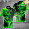 Maxcorners Electric Wolf Darts Shirt Lightning Blue Graphic Multi Options Personalized Name, Team Name Unisex 3D Shirt (4 Colors)