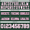 Maxcorners Custom Green White-Pink Authentic Football Jersey LM2605
