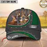 Maxcorners Hunting Style Metal Pattern Mesh Cap Personalized Name 3D Cap